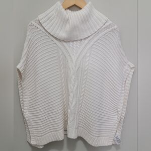 GAP Cream Sweater Poncho. Sz Kids  XL Oversized Pit to pit is 22in L 26"